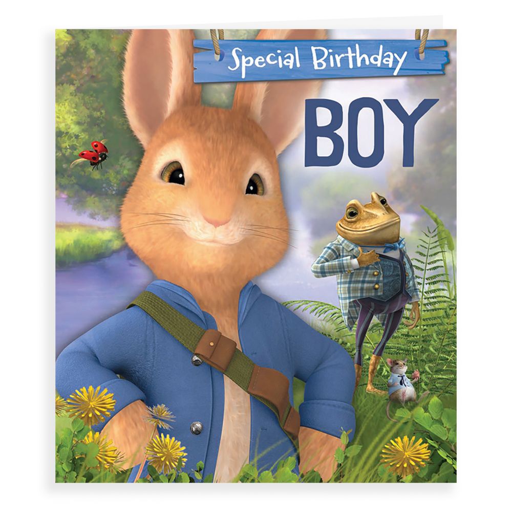 Cards Direct | Birthday Card Peter Rabbit TV Series, Boy