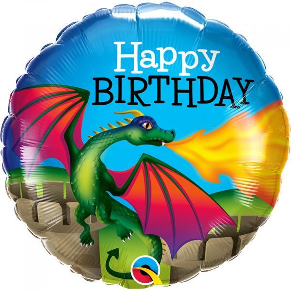 Birthday Mythical Dragon Balloon