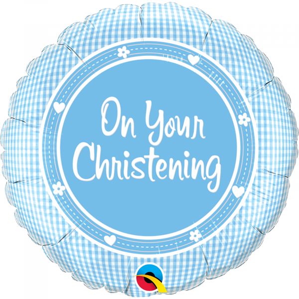 On Your Christening Boy Balloon