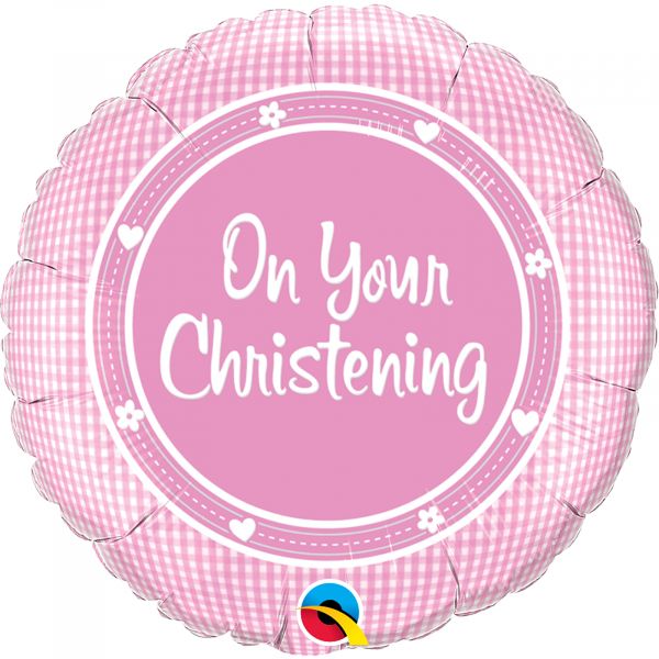 On Your Christening Girl Balloon