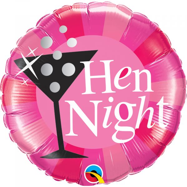 Hen Night Pink Balloon