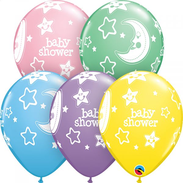 Latex Balloons Baby Shower (Pack of 6)