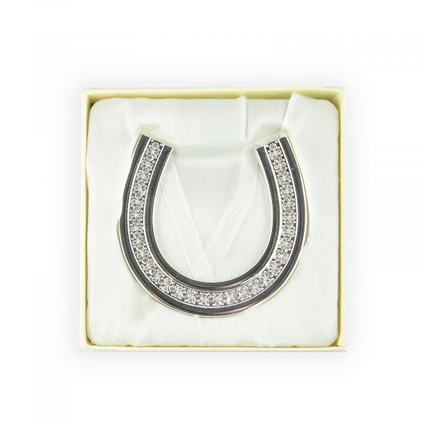 Wedding Clear Crystals Horse Shoe