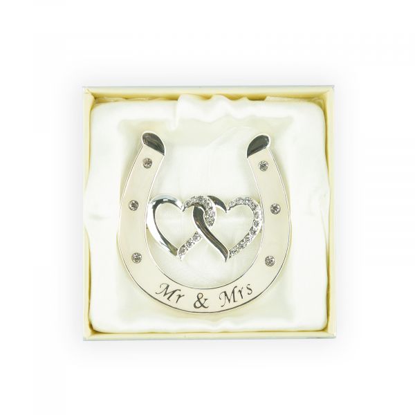 Wedding Hearts Mr & Mrs Horse Shoe