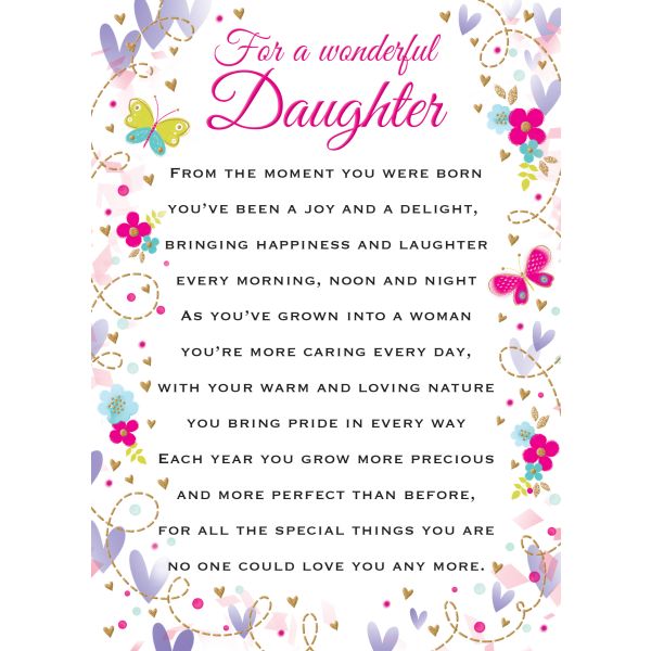 Sentiment Plaque, Daughter