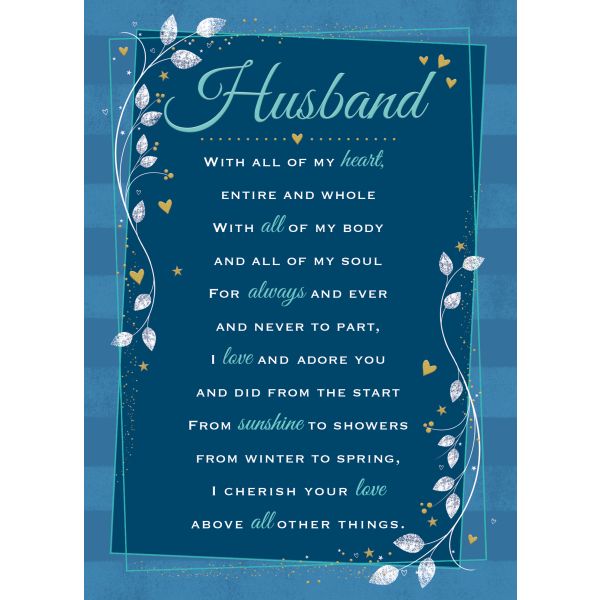 Sentiment Plaque, Husband