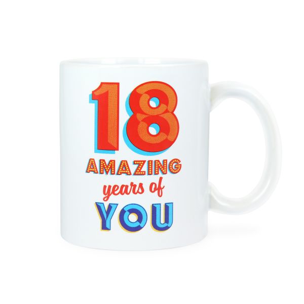 Age 18 Male Birthday Mug