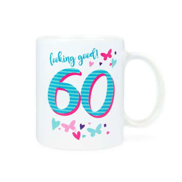 Age 60 Birthday Mug, Looking Good