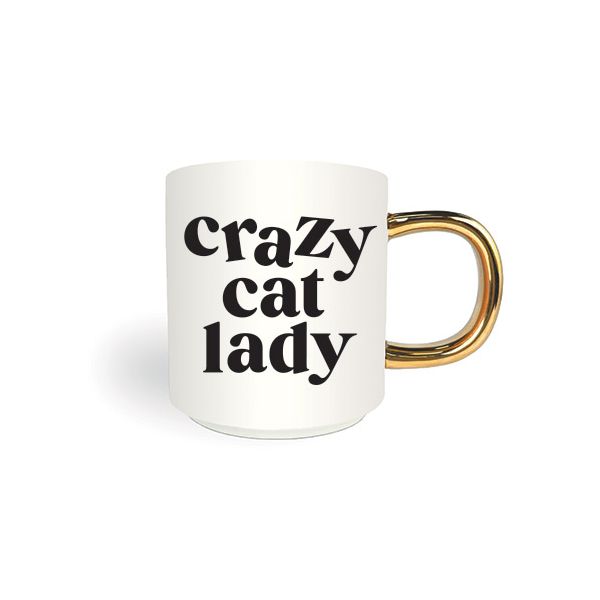 Motto Mug, Crazy Cat Lady