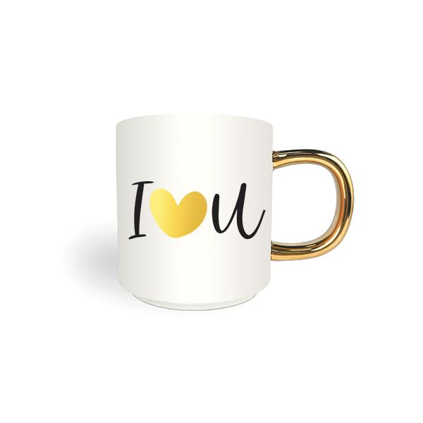 Motto Mug, I Heart U