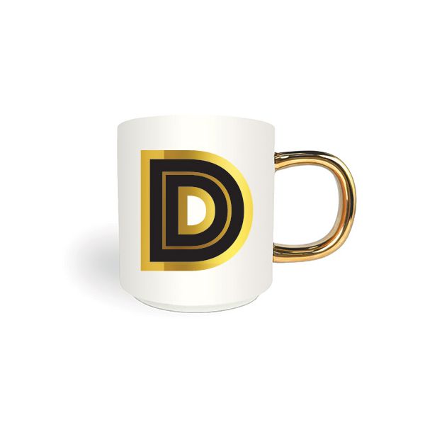 Motto Mug, Letter  D