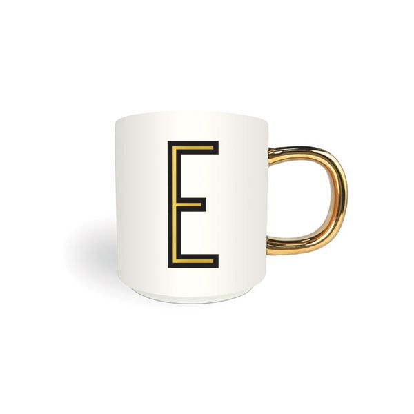 Motto Mug, Letter  E