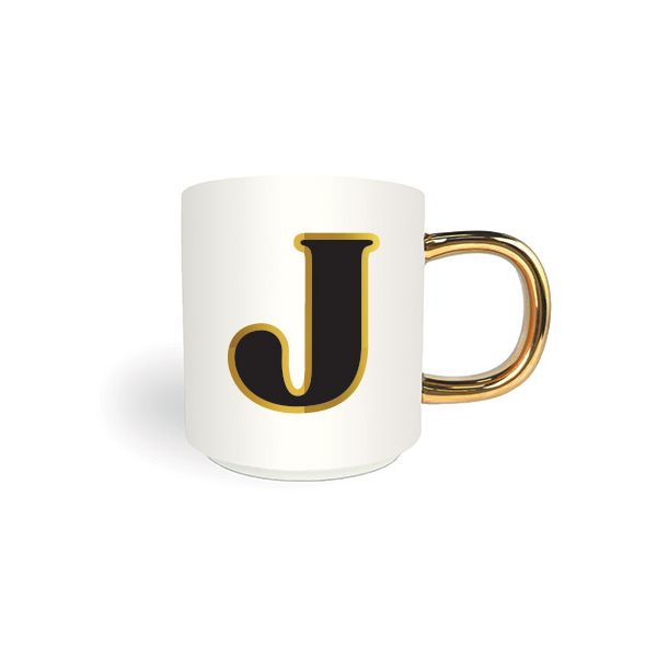 Motto Mug, Letter  J