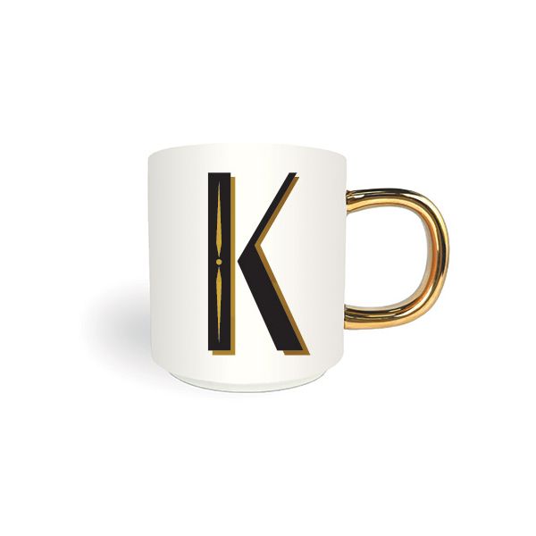 Motto Mug, Letter  K