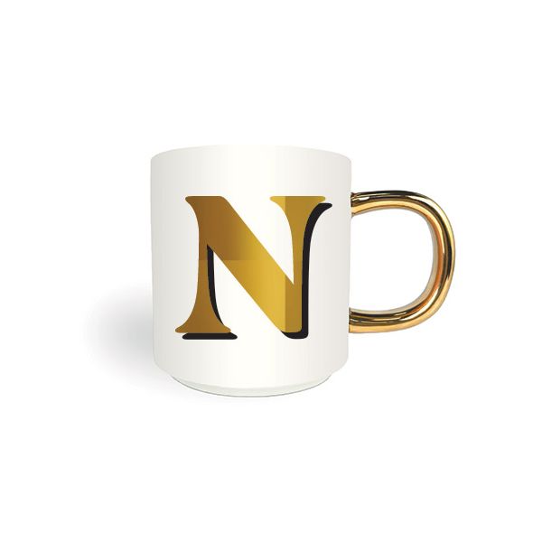 Motto Mug, Letter  N