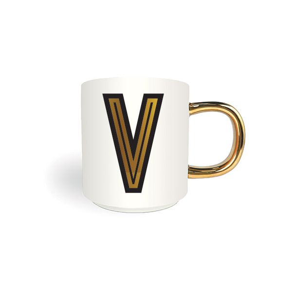 Motto Mug, Letter  V