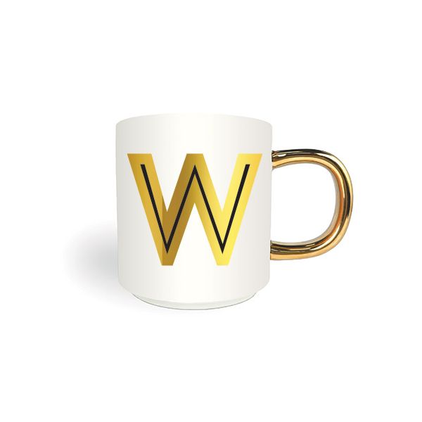 Motto Mug, Letter  W