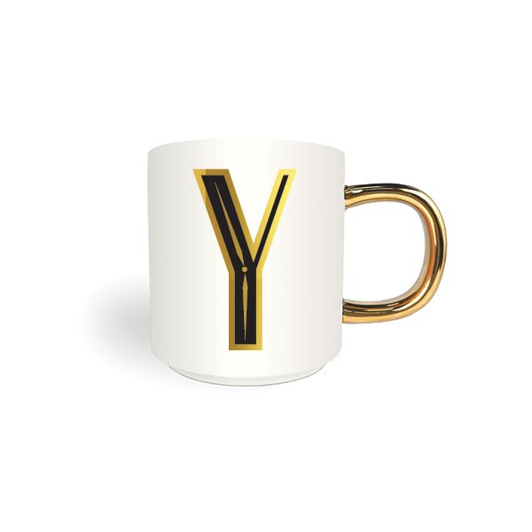 Motto Mug, Letter  Y