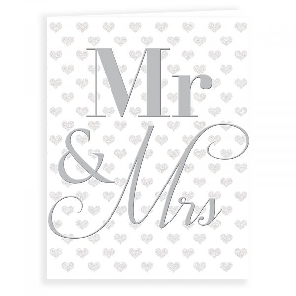 Wedding Card, Mr & Mrs