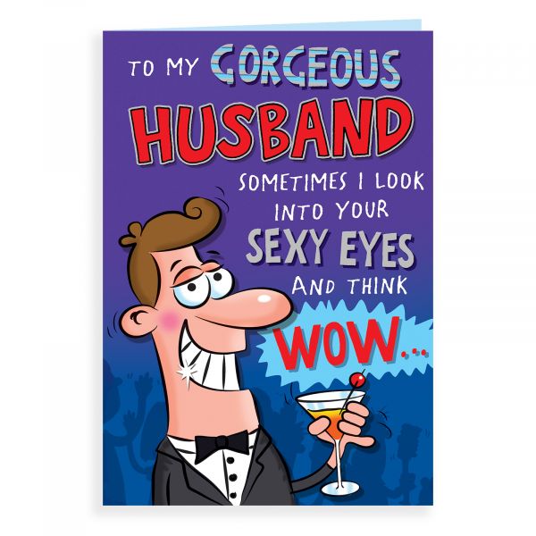 Birthday Card Husband, Sexy Eyes