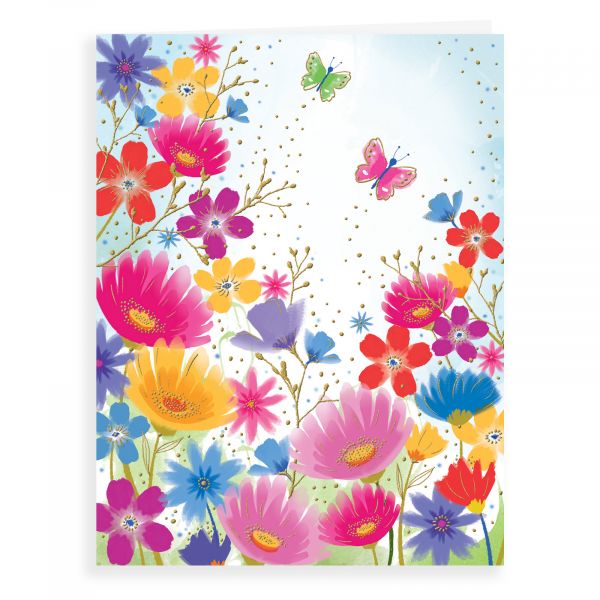 Blank Card, Flowers