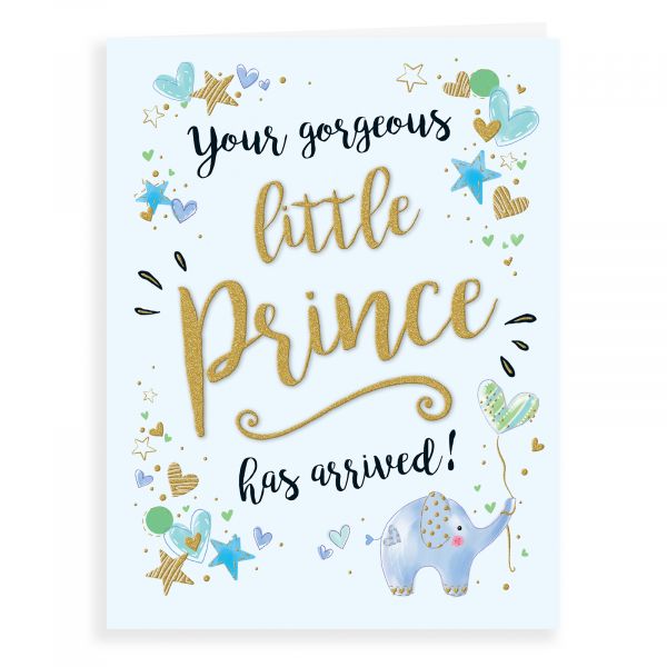 Baby Card Baby Boy, Little Prince