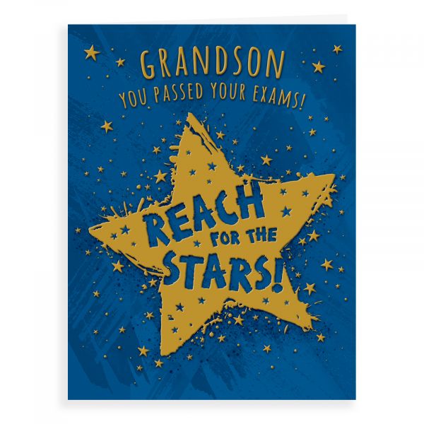 Congratulations Card Exam Grandson