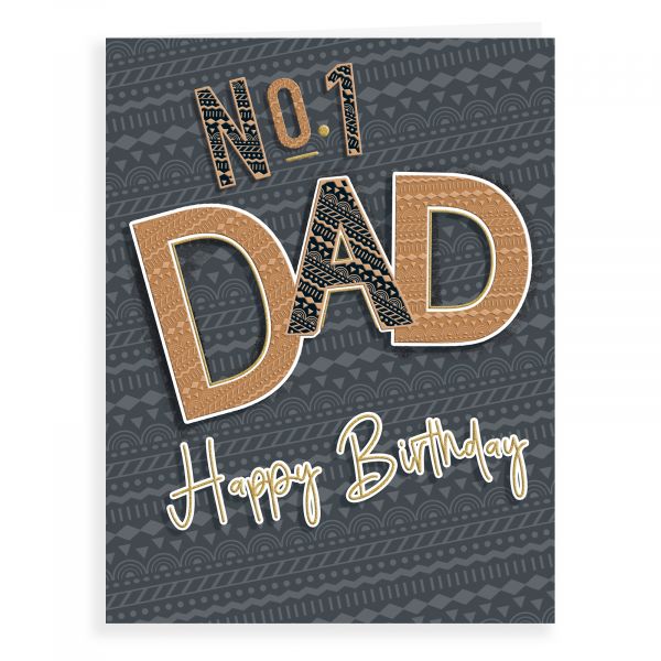 Birthday Card Dad, No. 1 Dad