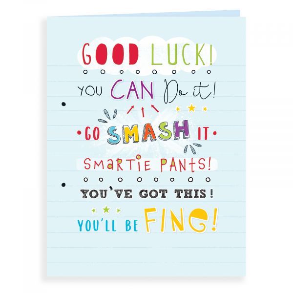 Good Luck Card Exam, You Can Do It