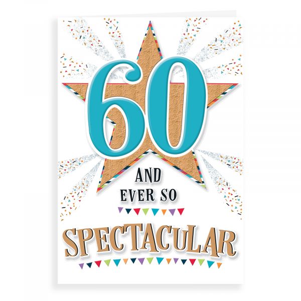 Birthday Card Age 60, Ever So Spectacular