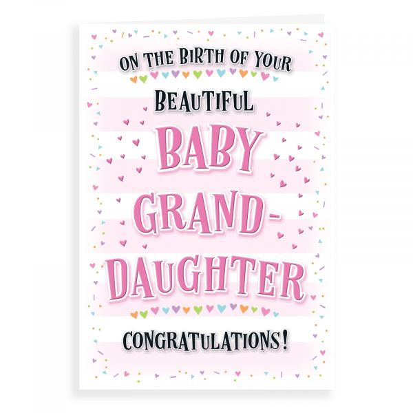 Baby Card Birth of Granddaughter, Welcome Little One