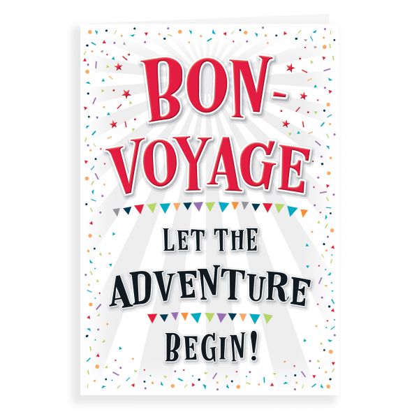 Good Luck Card Bon Voyage