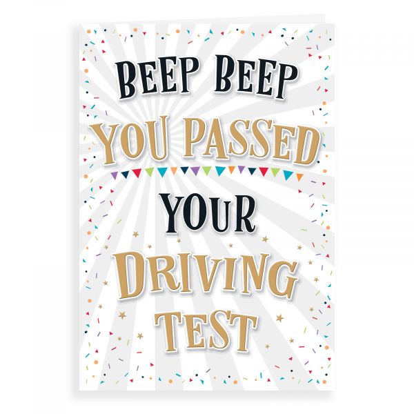 Good Luck Card Driving Test