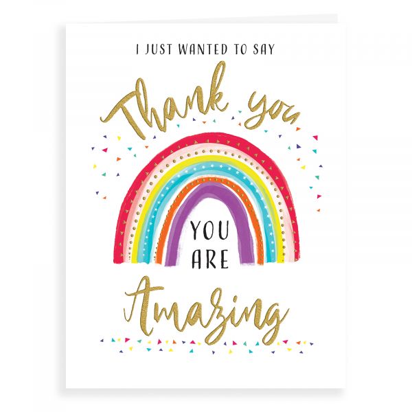 Thank You Card, Rainbow