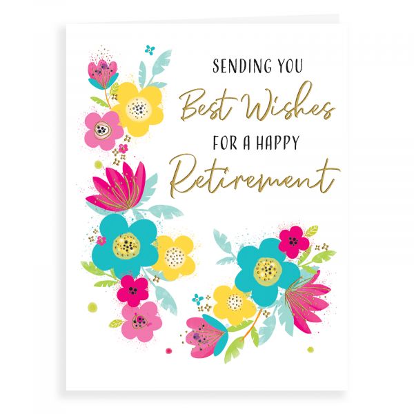 Retirement Card, Floral