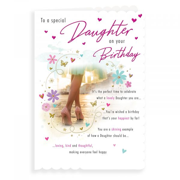Birthday Card Daughter, Girl In Heels