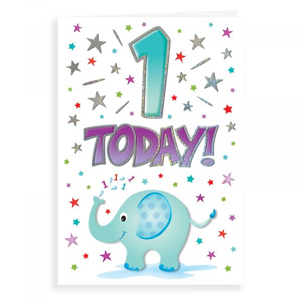 Birthday Card Age 1