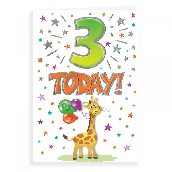 Birthday Card Age 3, That Funny Age
