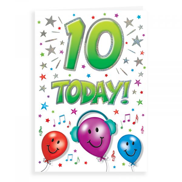 Birthday Card Age 10