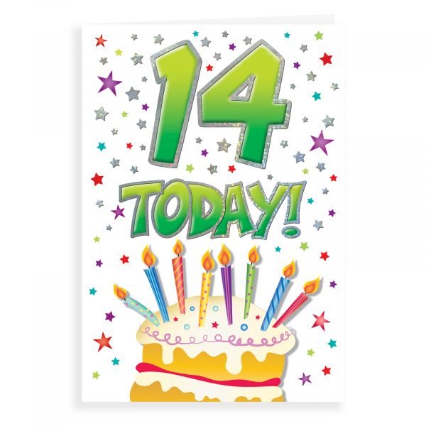 Birthday Card Age 14