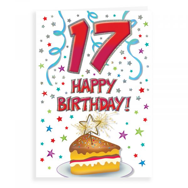 Birthday Card Age 17, That Funny Age
