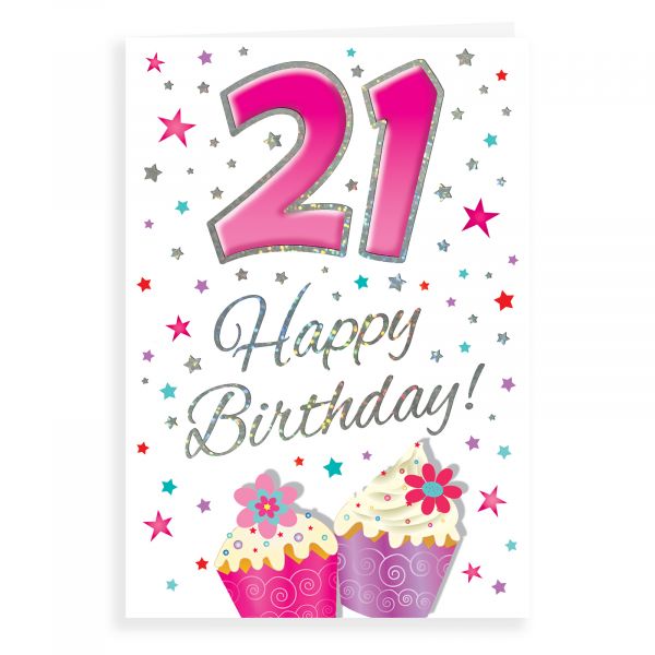 Birthday Card Age 21 F, That Funny Age