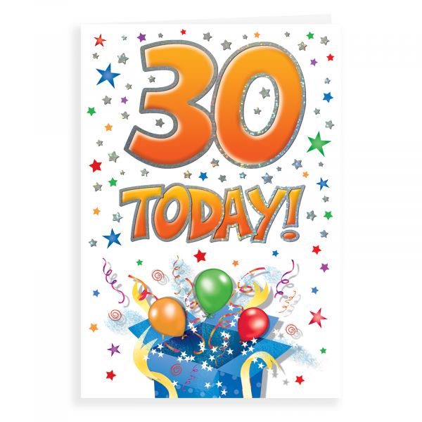 Birthday Card Age 30 M, That Funny Age