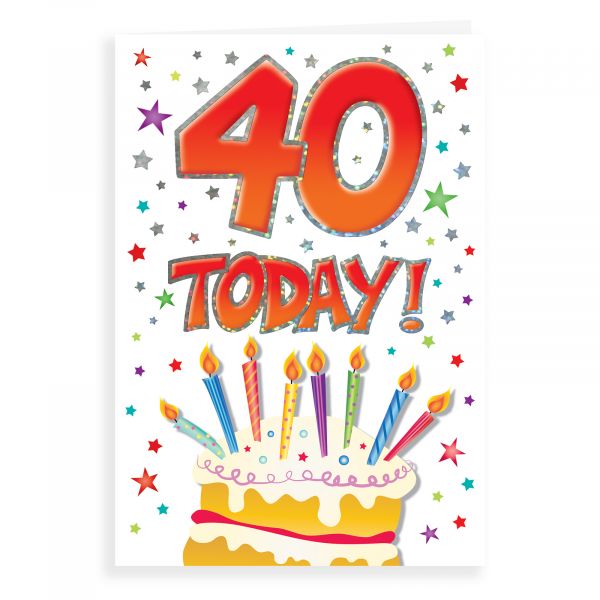 Birthday Card Age 40 M, That Funny Age