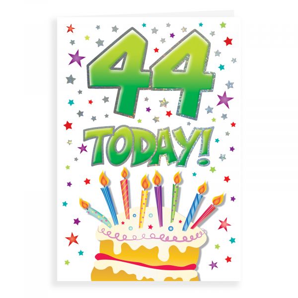 Birthday Card Age 44