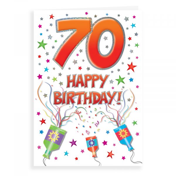Birthday Card Age 70 M, That Funny Age