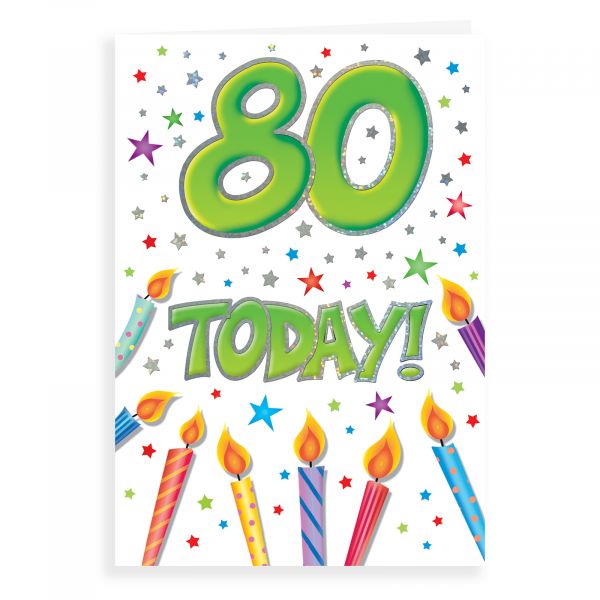 Birthday Card Age 80 M, That Funny Age