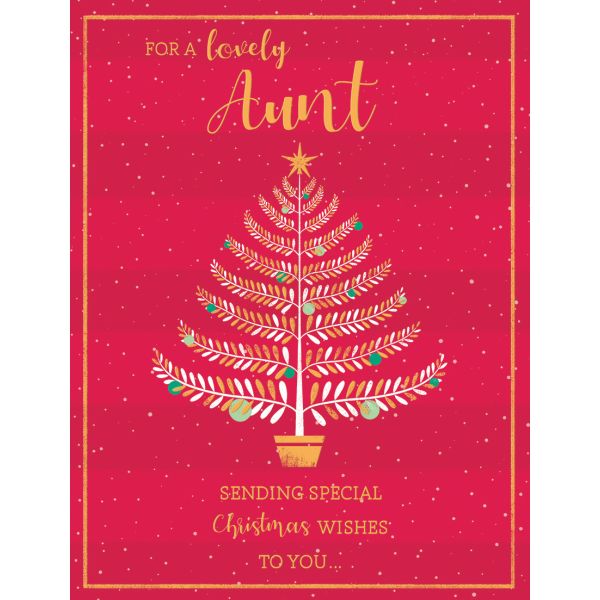 Christmas Card Aunt, Tree