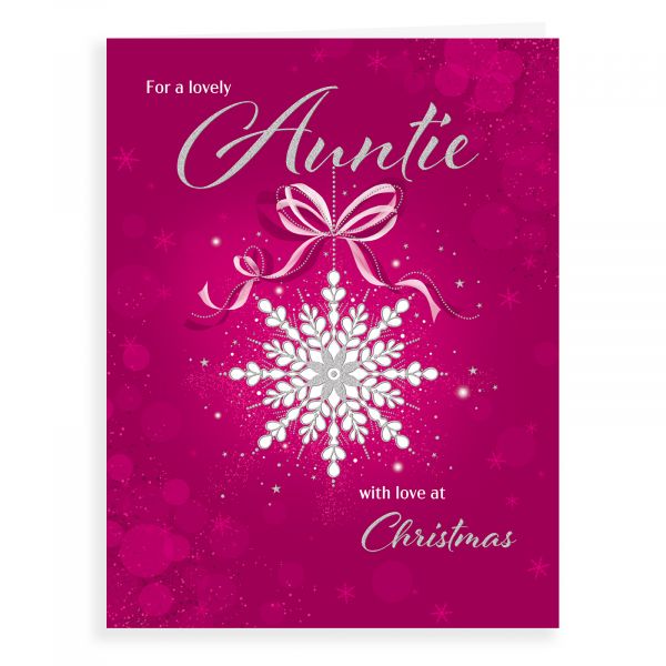 Christmas Card Auntie, Snowflake