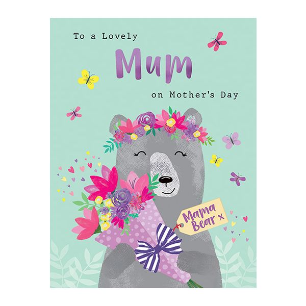 Mother's Day Card Mum, Mama Bear